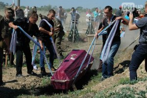 Під Запоріжжям поховали 57 невідомих українських військових