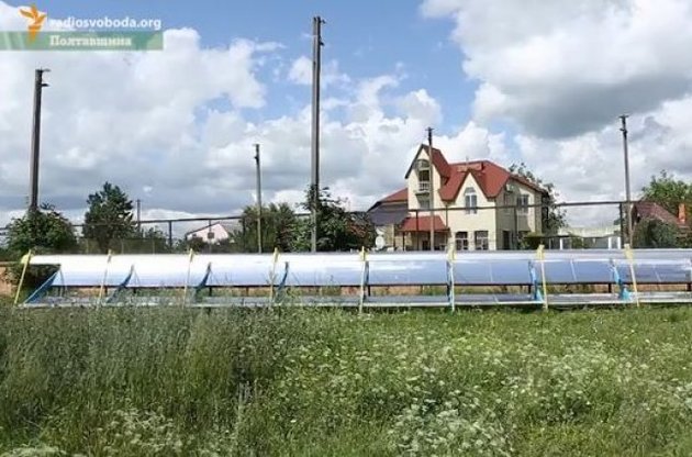 Украинец изобрел экспериментальную солнечную станцию