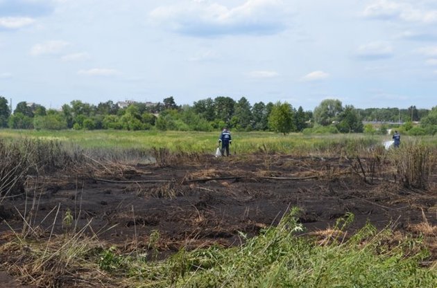 На Волині горять торфовища