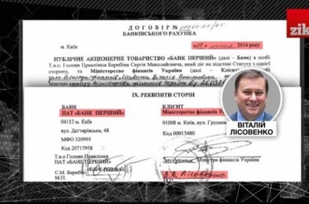 Лісовенко схвалив перерахування банку 4,5 млн