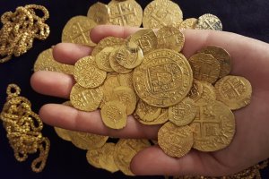 Біля берегів Флориди знайдено золото з іспанських галеонів на 4,5 млн доларів