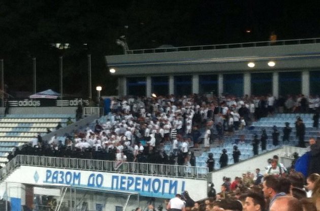 Польские фанаты устроили беспорядки на стадионе