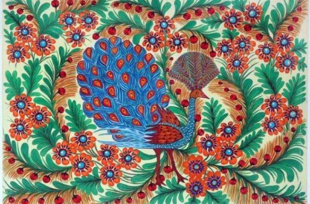 В течение более 40 лет мастерица нарисовала на бумаге гуашью и акварелью свыше 5 тысяч призведений