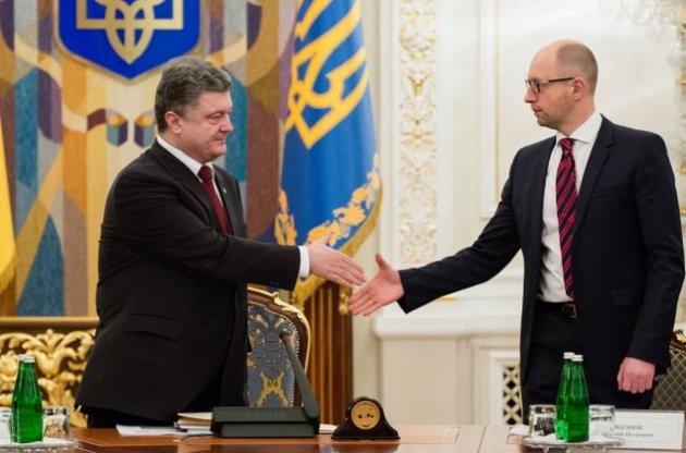 Партии Яценюка и Порошенко заключили соглашение