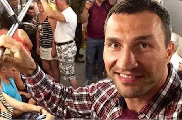 Для Кличко в вагоне поезда свободного места не нашлось