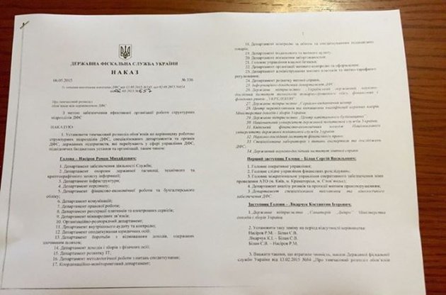 Насиров забрал у Ликарчука управление таможней