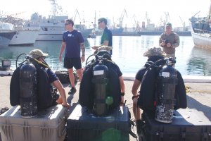 Опубліковано відео спільних тренувань українських та американських водолазів на Sea Breeze 2015