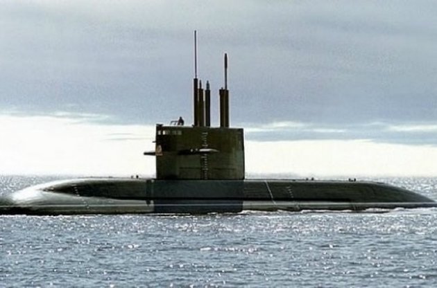 В Черное море прибыла новейшая подлодка РФ "Новороссийск"