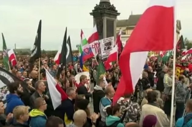 В Польше прошли акции протеста против мигрантов