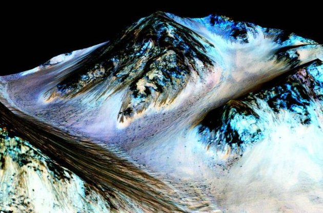 NASA опубликовало видео движения потоков воды на Марсе
