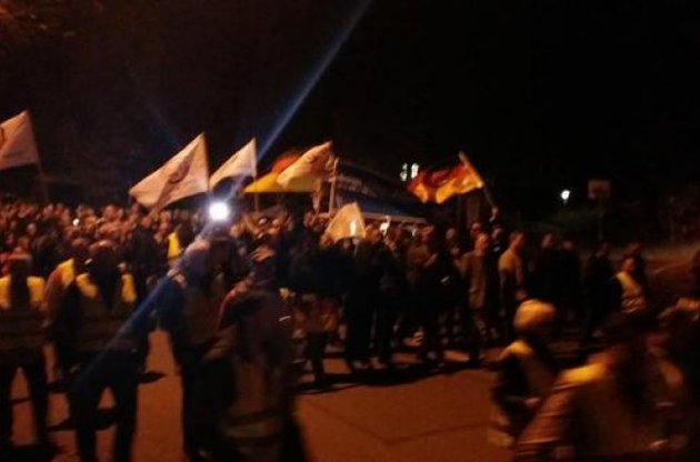 В Германии прошел восьмитысячный митинг против беженцев