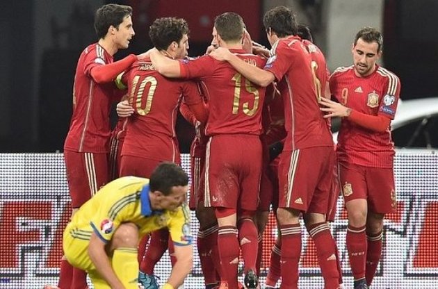 Україна мінімально поступилася Іспанії і зіграє у плей-офф відбору до Євро-2016