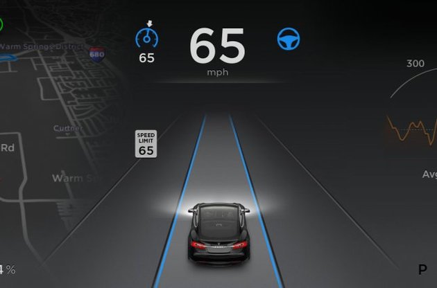 Tesla представила автопилот для электрокаров