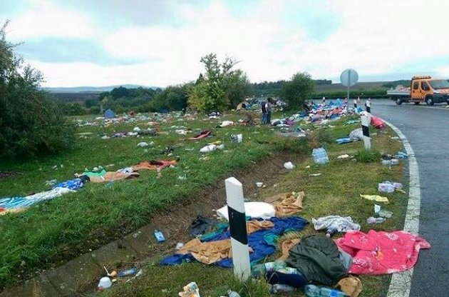 В Словении беженцы оставили после себя 100 тонн мусора