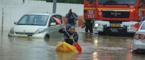 Потоп в Ізраїлі: зруйновані дороги і затоплені автомобілі
