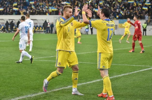 Чотири українця увійшли до символічної збірної плей-офф відбору до Євро-2016