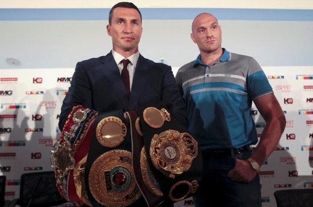 Кличко і Ф'юрі вийдуть у ринг в Дюссельдорфі