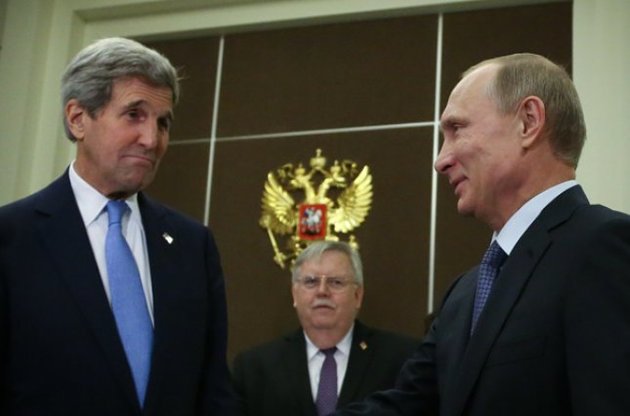 Керри сообщил Путину, что позиция США по Украине и Сирии остается неизменной
