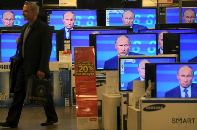 Новини з телевізора отримують 85% мешканців Росії, але почали менше йому довіряти