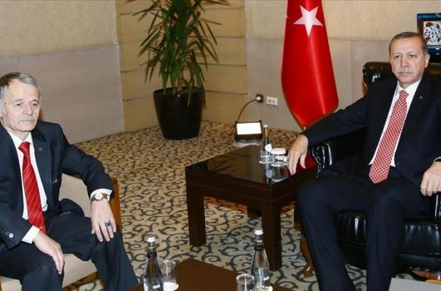 Про що говорили Джемілєв і Ердоган невідомо