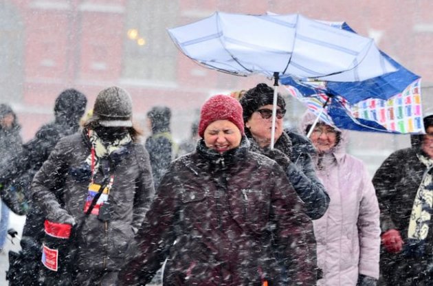 На 1 января в Украине объявлено штормовое предупреждение