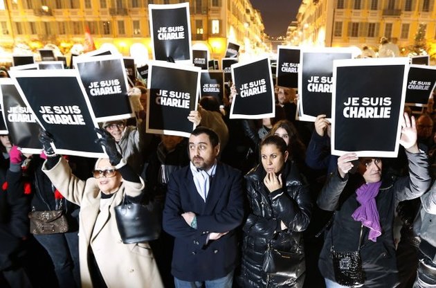 На річницю розстрілу Charlie Hebdo прийшли менше людей, ніж очікувалося - The Telegraph