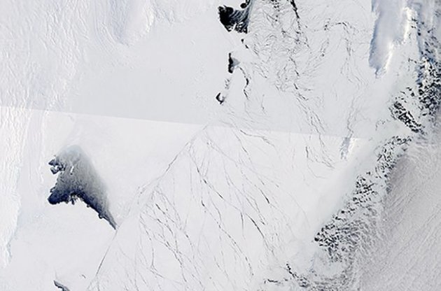 Під антарктичною кригою виявлена найбільша в світі система каньйонів