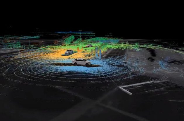 Безпілотні автомобілі складають тривимірну карту місцевості