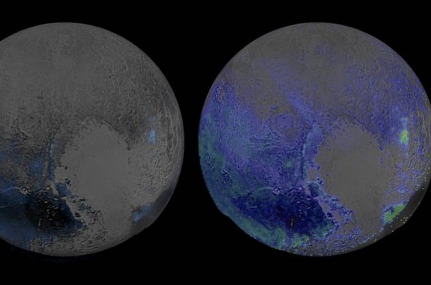 Почти половина поверхности Плутона покрыта водным льдом - NASA