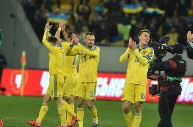 Сборная Украины улучшила позицию в рейтинге ФИФА