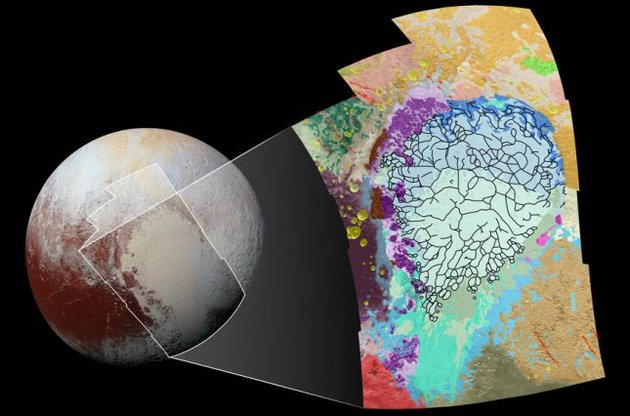 Вчені склали геологічну карту Плутона