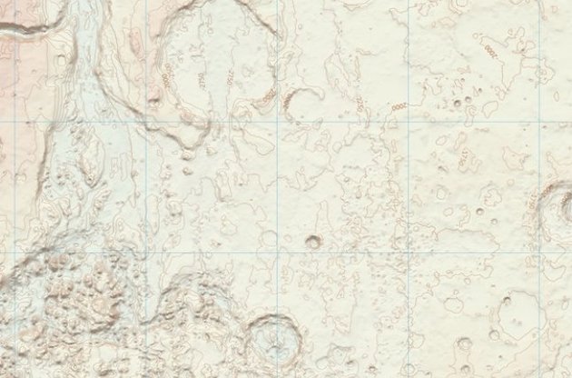 В Великобритании создали подробную карту Марса
