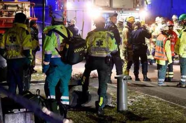 В пригороде Стокгольма прогремел взрыв