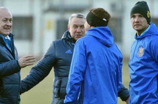 Шевченко считает, что органично вписался в тренировочный процесс сборной