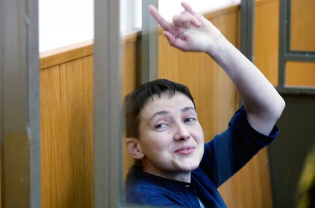 У Савченко в тюремной камере начали лопаться сосуды