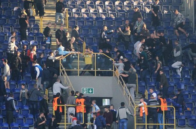 Бійка сталася у другому таймі