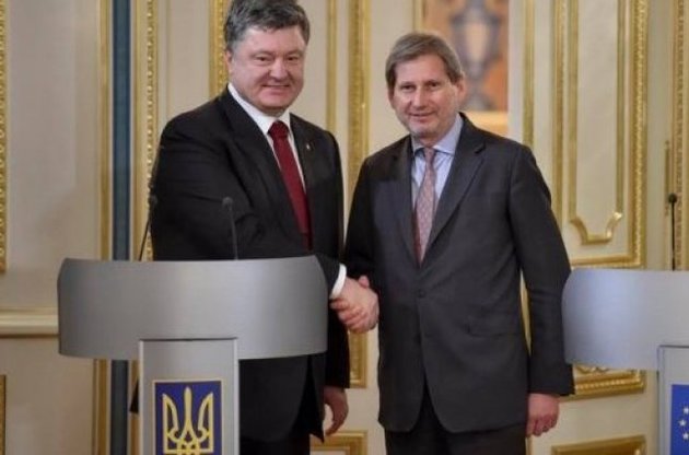 Порошенко заверил еврокомиссара Хана в готовности Украины к реформам