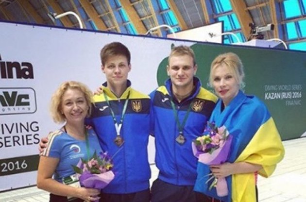 Українські стрибуни у воду виграли "срібло" на етапі Світової серії в Казані