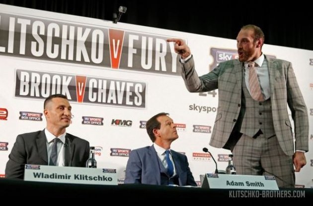 Кличко і Ф'юрі знову зустрінуться на прес-конференції