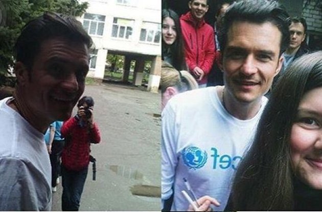 Орландо Блум посетил Славянск