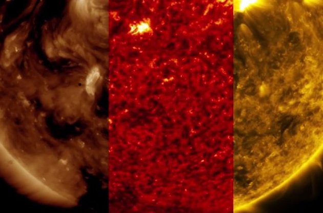 NASA представило таймлапс-видео транзита Меркурия по диску Солнца