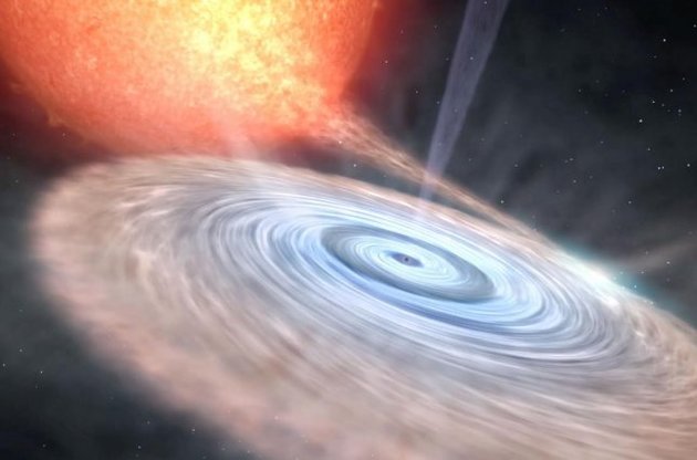 Ученые зафиксировали космический ветер из ближайшей к Земле черной дыры