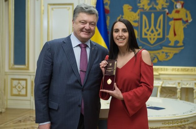 Порошенко присвоил Джамале звание народной артистки Украины