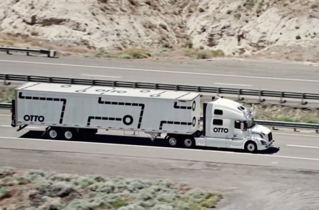 Технология Otto пригодна для передвижения по шоссе.