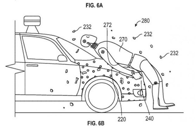 &quot;Липкий&quot; шар утримує пішохода після зіткнення