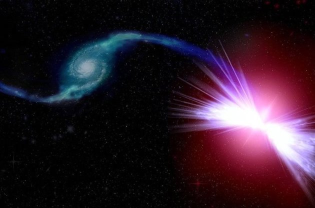 Черные дыры "убивают" галактики с помощью "красных гейзеров"