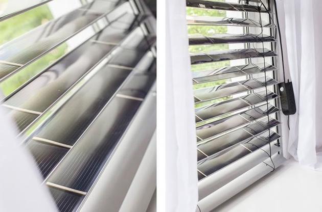 Жалюзи генерируют до 100 кВт энергии в месяц