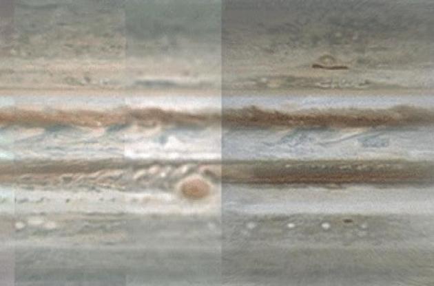 Вчені виявили в атмосфері Юпітера гігантські хмари