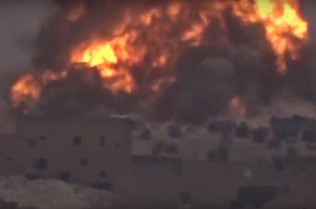 Опубліковано відео знищення російської важкої огнеметной системи "Солнцепек" в Сирії