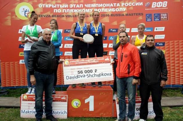 Українки Давідова і Щіпкова виграли турнір з пляжного волейболу в Москві
